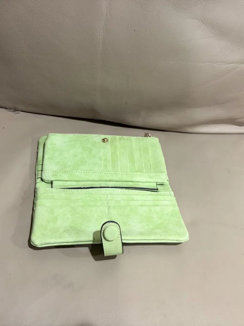 Lady Bei Bei Faux Suede Wallet